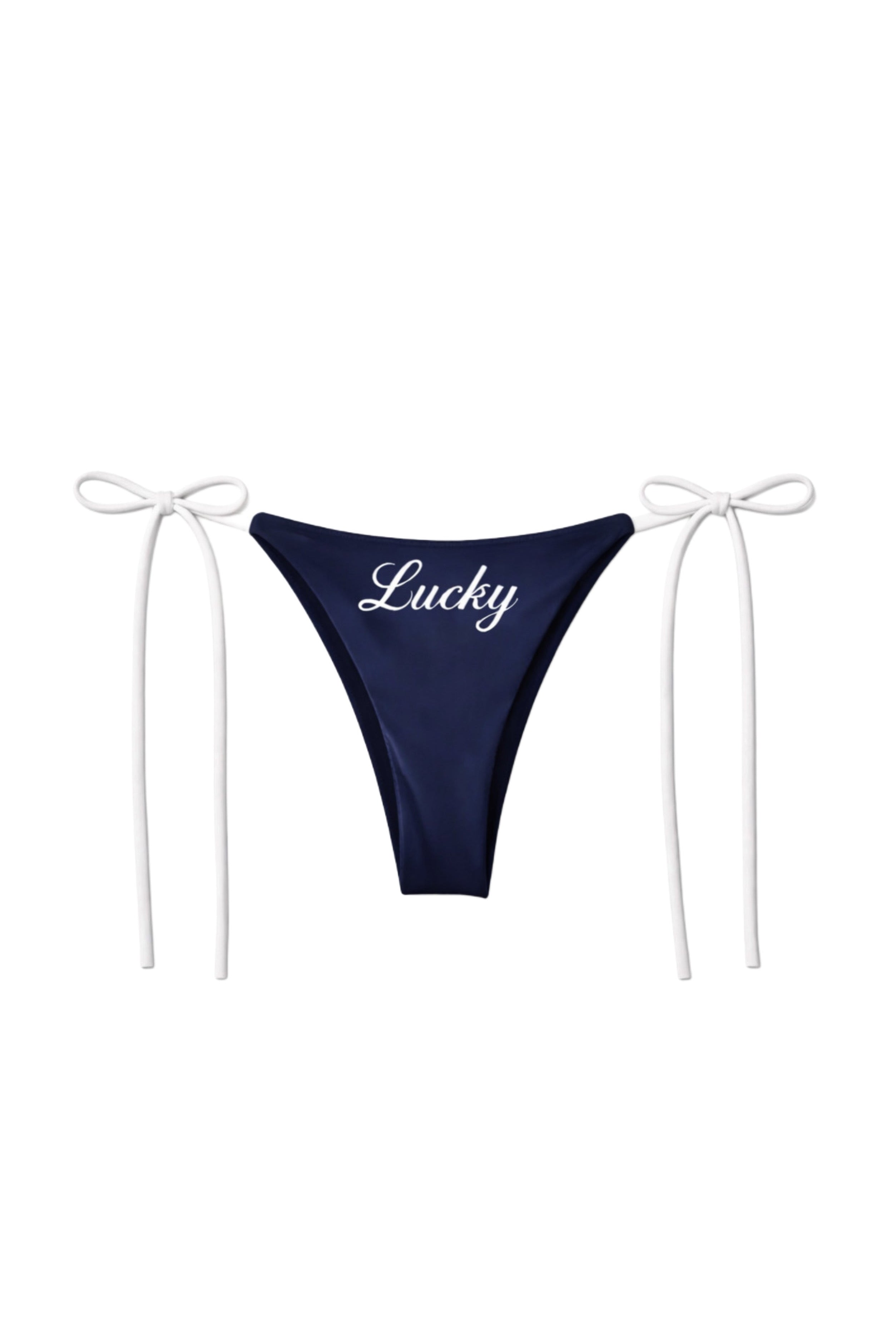 Lucky Blue Tie Bottoms