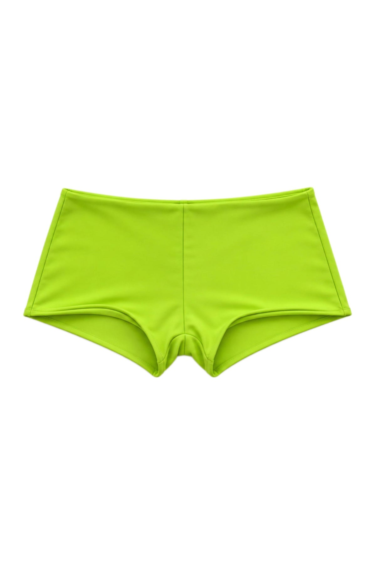 Lime mini shorts