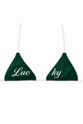 Green Clover Triangle Top