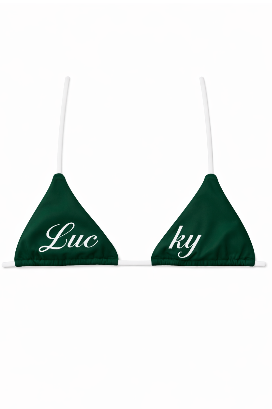 Green Clover Triangle Top