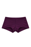 Plum mini shorts