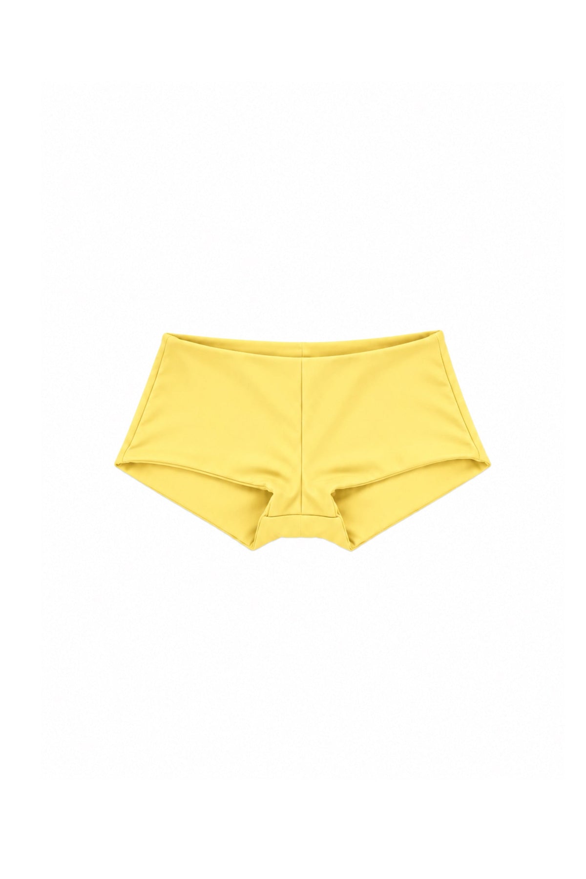 yellow mini shorts